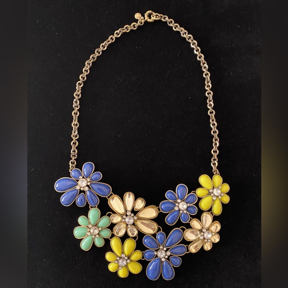J. Crew Jewelry - Vintage J. Crew floral statement necklace